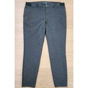 Simply Vera Wang Pants Womens 1X Grey Leggings Pockets Stretch Active Gear